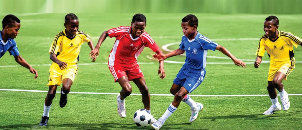students playing football2